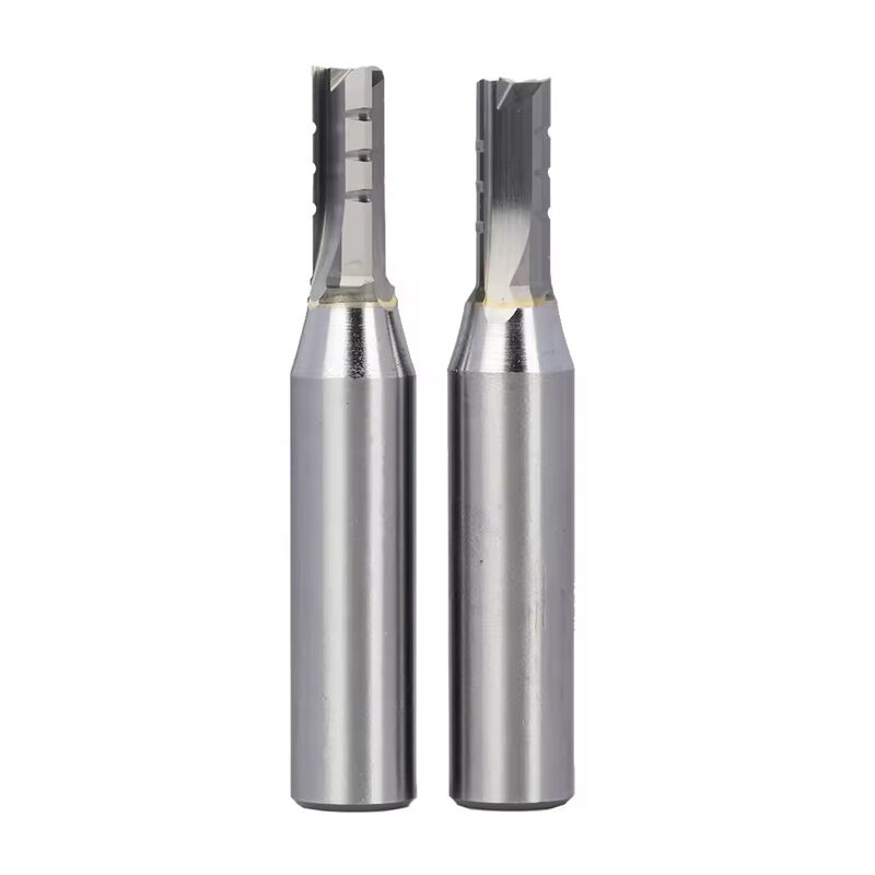 Solide Carbide TCT Bit Drie Fluiten Rechte Frees Frees voor Hout, CNC router bit