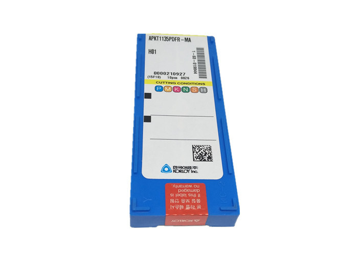 KORLOY-Carbidetussenvoegsels voor apkt1135pdfr-DOCTORANDUS IN DE LETTEREN H01 van de Aluminium de Zilveren Kleur