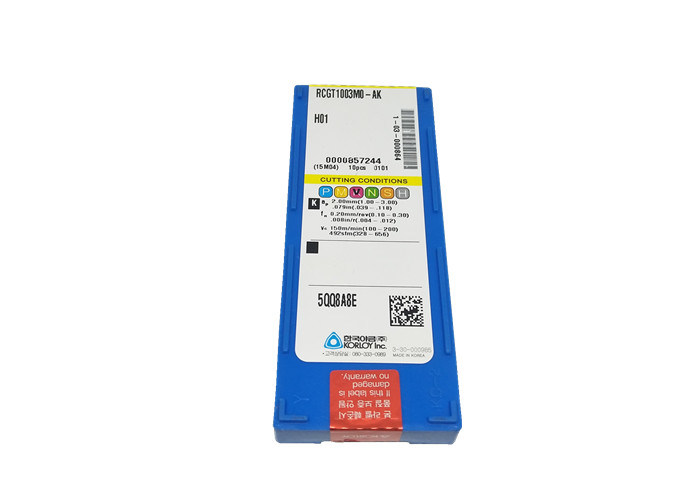 De Tussenvoegsels van het hoge Precisiecarbide voor Aluminium Zilveren Kleur rcgt1003mo-AK H01