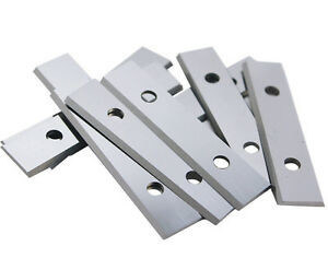 Zilveren van het Carbidetussenvoegsels van de Kleurenhoutbewerking het Bladtct Omkeerbare Planer Messen