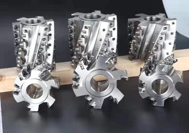 Plum Blossom Type Spiral Cutterhead-Staal of het Materiaal van de Aluminiumlegering