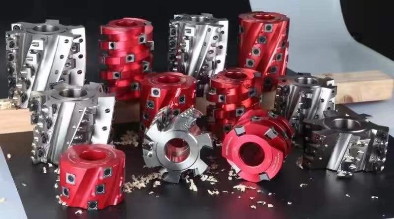 Plum Blossom Type Spiral Cutterhead-Staal of het Materiaal van de Aluminiumlegering